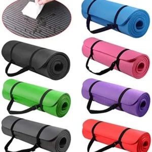 1 Set Yoga Mat For Extra Thick 1cm Pilates Fitness Cushion Slip Exercise Pad Yoga Mats Slip