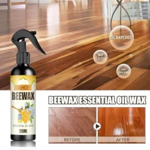 2PCS Natural Beeswax Spray, Beeswax Spray Cleaner, Beeswax Furniture Polish, The Original Beeswax Spray, Wood Seasoning Beewax For Furniture Floor, for Furniture, Floor, Tables, Cabinets