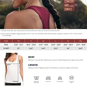 6, 5 or 3 Pack Workout Tank Tops for Women, Athletic Racerback Sports Tank Tops, Compression Sleeveless Dry Fit Shirts