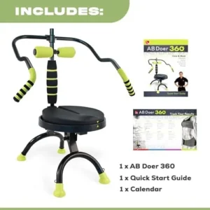 AB Doer 360 with PRO Kit: AB Doer 360 Fitness System Provides an Abdonimal and Muscle Activating Workout with Aerobics to Burn Calories and Work Muscles Simultaneously!