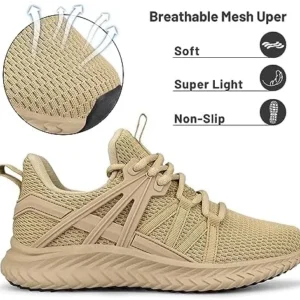 Abboos Womens Slip On Sneakers Women Walking Tennis Shoes Lightweight Casual Sneakers for Gym Travel Work