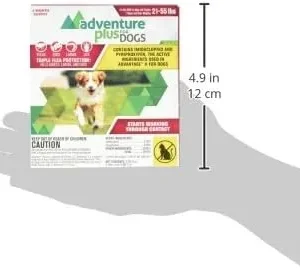 Adventure Plus for Dogs 4pk 21-55lb