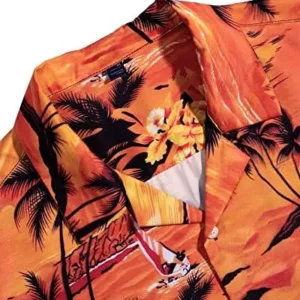 Alimens & Gentle Cotton Regular Fit Short Sleeve Casual Hawaiian Shirt for Men