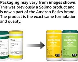 Amazon Basics Disinfecting Wipes, Lemon & Fresh Scent, Sanitizes, Cleans, Disinfects & Deodorizes, 255 Count (3 Packs of 85) (Previously Solimo) (Packaging May Vary)