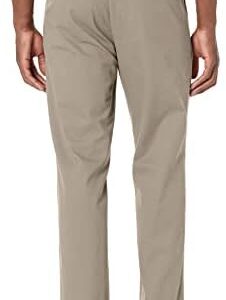 Amazon Essentials Men’s Classic-Fit Wrinkle-Resistant Pleated Chino Pant (Available in Big & Tall)