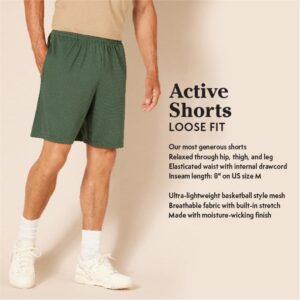 Amazon Essentials Men’s Performance Tech Loose-Fit Shorts (Available in Big & Tall), Pack of 2