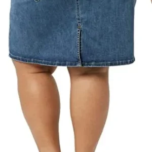 Amazon Essentials Women’s Classic 5-Pocket Denim Skirt (Available in Plus Size)