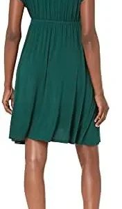 Amazon Essentials Women’s Surplice Dress (Available in Plus Size)