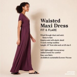 Amazon Essentials Women’s Waisted Maxi Dress (Available in Plus Size)