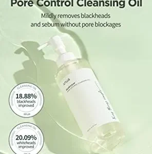 Anua Heartleaf Pore Control Cleansing Oil Korean Facial Cleanser, Daily Makeup Blackheads Removal 6.76 fl oz(200ml)