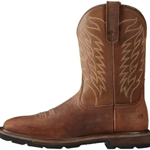 ARIAT Men’s Groundbreaker Wide Square Toe Work Boot