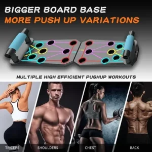 ArtLuLu Portable Home Gym System, Large Compact 20 in 1 Push Up Board, Pilates Bar & Fitness Accessories with Hand Grip Strengthener & Jump Rope, Full Body Workout for Men and Women