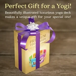 Asana Moon Premium Yoga Cards – Deck with Over 120 Yoga Poses – Yoga Sequencing Deck with Yoga Cues and Sanskrit Names for Beginners and Teachers – Unique Yoga Gift for Women or Any Yoga Lover