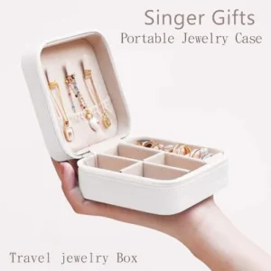 asklove Jewelry Box, Small Jewelry Case for T-S Fanss Albums Inspired Travel Jewelry, Music Lover Gifts Travel Jewelry Box for Ring, Earrings, Bracelet, Earring, Organizer Storage (Style-2)