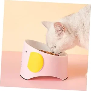 Balacoo Cat Food Bowl Elevated Cat Bowls Dog Raised Bowls Cat Feeding & Watering Supplies Cat Water Feeder Cat Bowls for -Vomiting Cat Feeder Cat Supplies Puppy Bowl Ceramics Pet