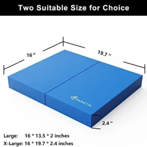 Balance Pad, Balancing Foam Pad, Large 2 in 1 Yoga Foam Cushion Exercise Mat, Knee Pad for Fitness and Stability, Stretching, Pilates, Physical Therapy, Core Trainer Board