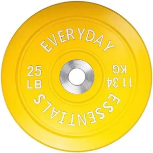 BalanceFrom Color Coded Olympic Bumper Plate Weight Plate