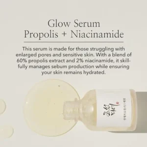 Beauty of Joseon Glow Serum Propolis and Niacinamide Kbeauty Hydrating Facial Serum Korean Moisturizer Glow Up, Uneven Skin Tone Korean Skin Care 30ml, 1 fl.oz