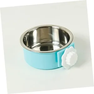 Beavorty Pet Food Bowl Pet Cage Bowls Cat Feeding & Watering Supplies Water Feeder Coop Cup Removable Crate Feeder Cat Bowls Dog Food Containers Hanging Dog Bowl Abs Cat Food Bowl Household