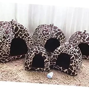 Beavorty Puppy Dog Bed Dogs Beds Glass Candle Holder Pet Teepee Small Animals Bed House Pet Product Detachable Pet Bed Pet Warm House Cat Bed Dog House Bed Pet Bed House Kennel Yurt