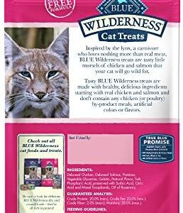 Blue Buffalo Wilderness Grain Free Soft-Moist Cat Treats, Chicken & Salmon 2-oz Bag