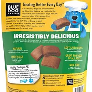 Blue Dog Bakery Natural Dog Treats, Softies, Peanut Butter Flavor, 16.2oz Bag, 1 Bag