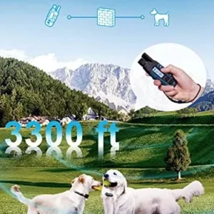 Bousnic Dog Shock Collar 2 Dogs (5-120Lbs) – 3300 ft Waterproof Training Collar for Dogs Large Medium Small with Rechargeable Remote, Beep (1-8) Vibration (1-16) and Humane Shock (1-99) Modes