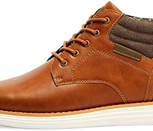 Bruno Marc Men’s Mid Top Chukka Sneaker Lace Up Dress Boot