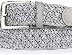 BSLLNEK Elastic Braided Belt, 1 3/8″, Woven Stretch Belt for Golf Casual Jeans Shorts Pants