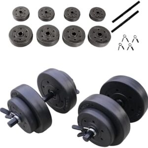 Cap Barbell 40-Pounds Cement Dumbbell Set (Black)