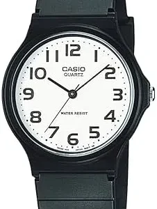 Casio Men’s MQ24-7B2 Analog Watch with Black Resin Band