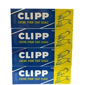 Clipp Hand and Body Cream Lotion and Nail Care. Smoothing and rejuvenating cream against all irritations of the skin. Known to strengthen nails with normal use over hands/nails.