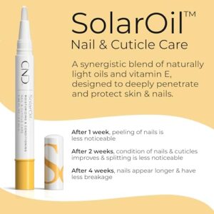 CND Solar Oil & RescueRxx Nail and Cuticle Care, Cuticle Oil Pen, Keratin Treatment Pen, On-the-Go, Travel-Sized Beauty, A highly effective new treatment that repairs damaged nails