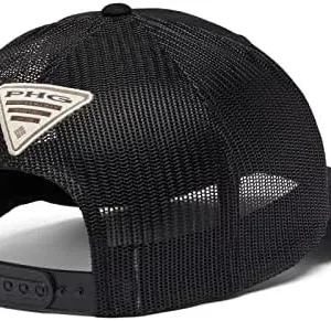 Columbia Unisex PHG Logo Mesh Snap Back – High, Black, One Size