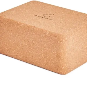 Cork Yoga Blocks,High Density Eco-Friendly Yoga Accessories Natural Cork Yoga Blocks – Non-Slip Surface for Supportive Balance,Yoga Bricks for Pilates and Stretching