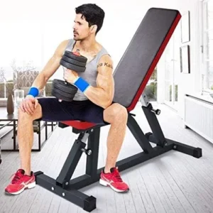 Adjustable Weight Bench Home Training Gym Weight Lifting, Adjustable Weight Bench Dumbbell Bench Multi-Functional Fitness Equipment Weight Lifting Device Supine Board Abdominal Exe