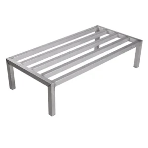 DASQ-3-1220 Dunnage Rack, 20″ x 36″ x 12″, All Welded 1-1/2″ x 1-1/2″ Aluminum Tubular Frame, 2100 lb Capacity, NSF