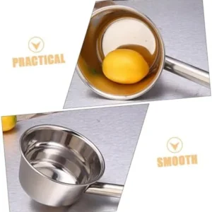 DEARMAMY Stainless Steel Spoon Soup Ladle Large Ladle Stainless Steel Ladle for Home Ladles for Cooking Kitchen Gadget Multipurpose Water Ladle Kitchen Tool Kitchen Utensils Metal