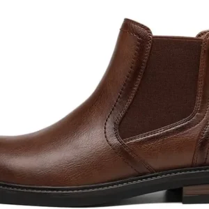 DECARSDZ Men’s Chelsea Boots Casual Comfy Slip-On Dress Men Ankle Boot