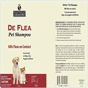 DeFlea Ready to Use Flea & Tick Shampoo for Dogs and Puppies 33.8oz