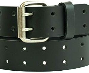 Dickies Men’s Leather Double Prong Belt