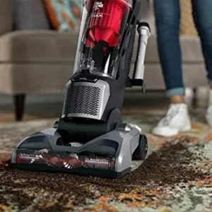 Dirt Devil Endura Max Upright Bagless Vacuum Cleaner for Carpet and Hard Floor, Powerful, Lightweight, Corded, UD70174B, Red