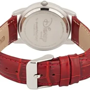 Disney Mickey Mouse Adult Classic Cardiff Articulating Hands Analog Quartz Leather Strap Watch