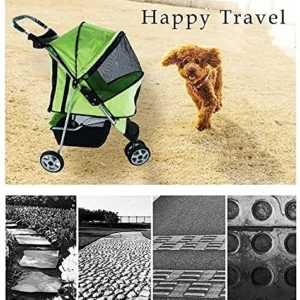 Dog Stroller Dog Stroller Carrier Strolling Cart Dog Strollers for Medium Dogs/Cats Luxury Dog Pram StrollerPet Stroller