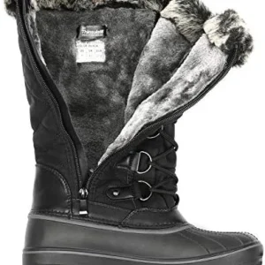 DREAM PAIRS Women’s DP Warm Faux Fur Lined Mid Calf Winter Snow Boots