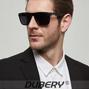 DUBERY Classic Polarized Sunglasses for Men Women Retro 100% UV Protection Driving Sun Glasses D731