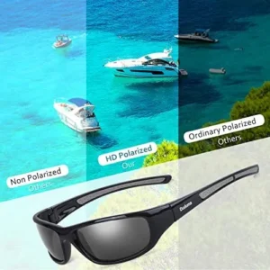 Duduma Sports Polarized Sunglasses for Men Women Baseball Cycling Golf Fishing Sun Glasses UV Blocking Tr8116