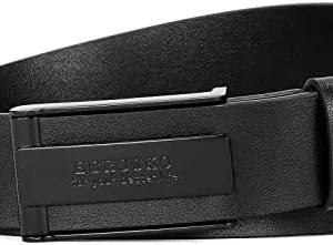 ECROSKO Genuine Leather Dress Belts For Men, Men Belts for Jeans Casual Dress Work Business with Metal Buckle