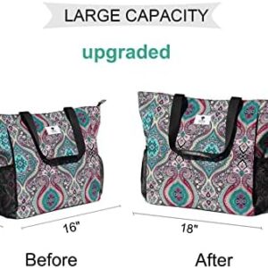 ESVAN Yoga Mat Bag Yoga Tote Carrier Shoulder Bag Carryall Tote for Office,Yoga,Pilates,Travel,Beach and Gym