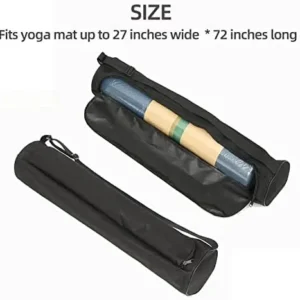 EVEME Yoga Mat Bag for Women & Men,Travel Yoga Gym Bag for 1/4″ 1/3″ Thick Exercise Yoga Mat,Fitness mat bag,sprot mat pouch